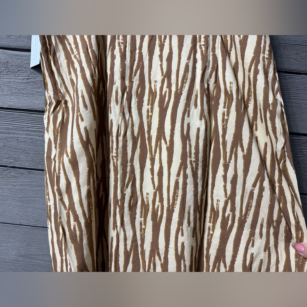 NWT Backyard Roses Ryder Midi Dress Zebra Print Sz XL Summer Club Fest Party - Picture 13 of 15